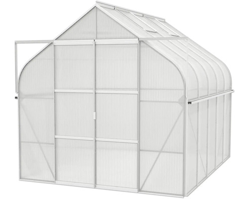 Serre avec porte et fenêtres de toit