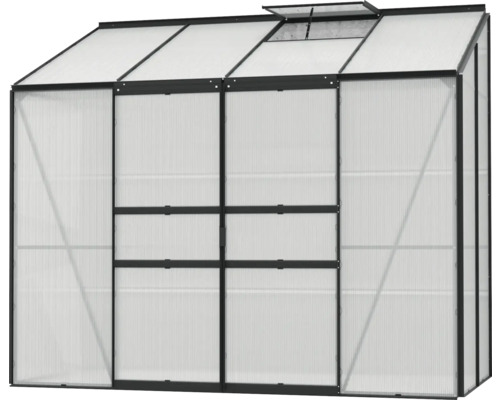 Serre avec trappe d''aération