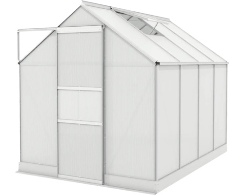 Serre avec porte et lanterneau