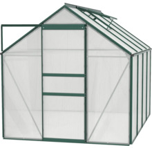 Gewächshaus mit Aluminiumrahmen und Polycarbonatplatten