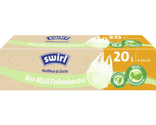 Swirl Müllbeutel Bio 20L 6 Stk