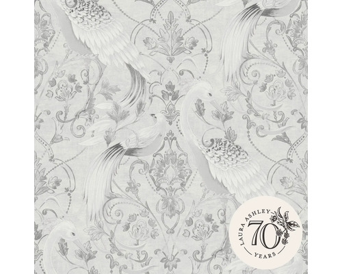 Papier peint Laura Ashley avec motif d''oiseaux et de fleurs