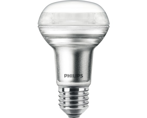 Ampoule à réflecteur LED à intensité lumineuse variable R63 transparente E27/4,5W(60W) 345 lm 2700 K blanc chaud Lampe Philips