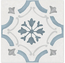 Carreau décoratif avec motif floral