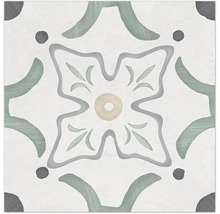 Carreau décoratif avec motif floral