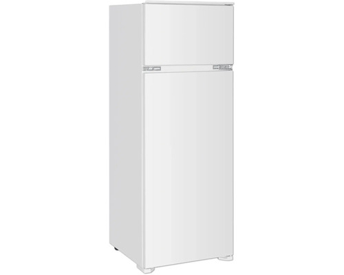 Réfrigérateur blanc avec congélateur en haut