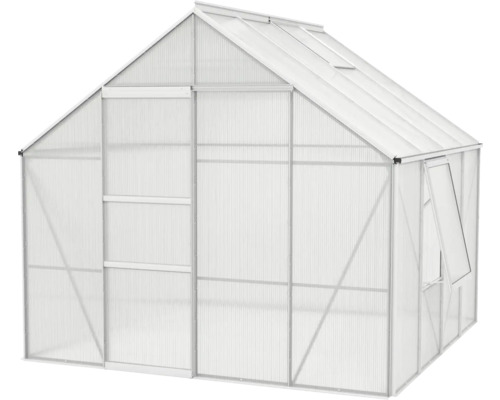 Gewächshaus mit transparenten Wänden und Dach