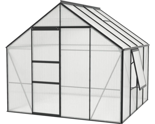 Serre avec fenêtre et porte