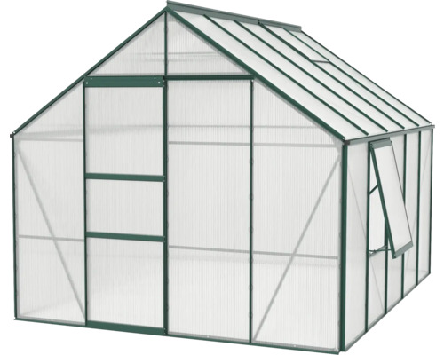 Gewächshaus mit Tür und Fenster