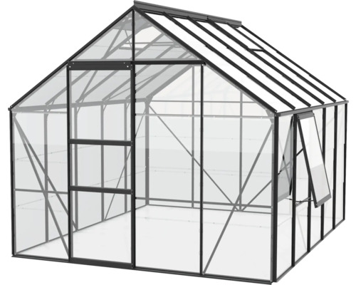 Serre avec lucarne et porte