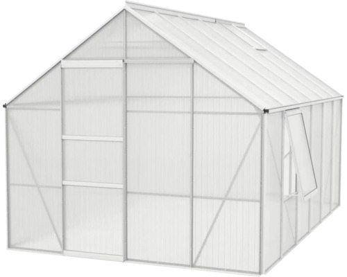 Gewächshaus mit Tür und Fenster