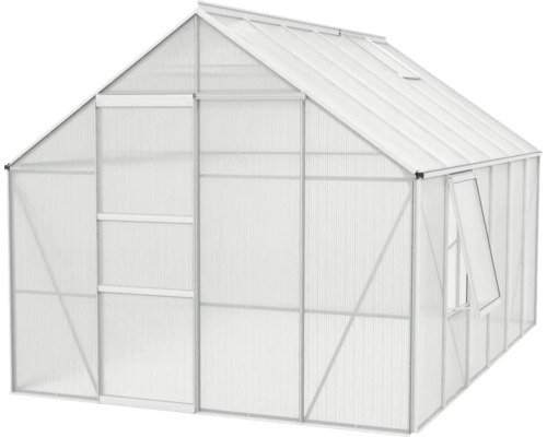 Gewächshaus mit Tür und Fenster