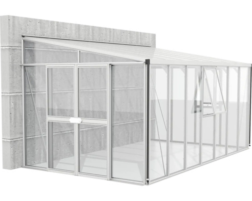 Serre en verre et aluminium