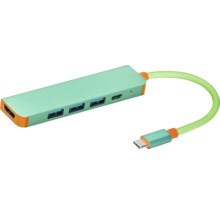 USB-C-Hub mit HDMI, USB-A und USB-C-Anschlüssen