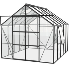 Serre Vitavia Jupiter 8300 verre de sécurité trempé 3 mm 257x321 cm noir