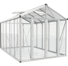 Serre Vitavia Zeus Comfort 10000 verre de sécurité trempé/ panneaux alvéolés 258,4x390,8 cm alu