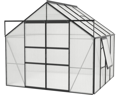 Serre avec fenêtre pour la culture de plantes