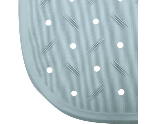 Détail d''un tapis de douche en plastique avec motif à points et à lignes