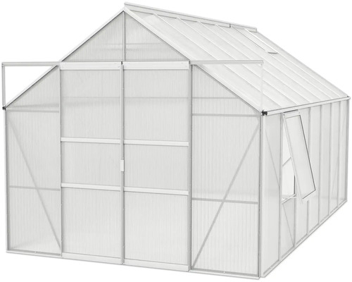 Serre avec porte et fenêtre ouvertes pour l''horticulture