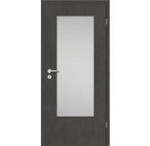 Zimmertür mit Glaseinsatz und Türklinke