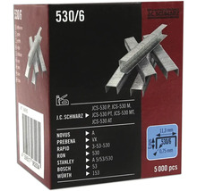 Paquet d'agrafes type 530/6 avec 5000 pièces