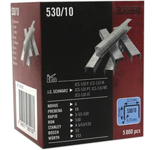 J C Schwarz Heftklammern Typ 530/10, 5000 Stück