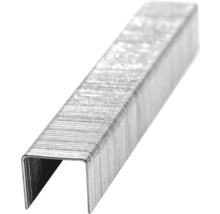 Nahaufnahme von Heftklammern aus Metall