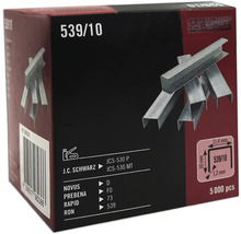 J C Schwarz Heftklammern Typ 539/10, 5000 Stück