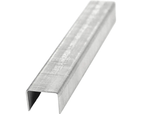 Nahaufnahme von Heftklammern.