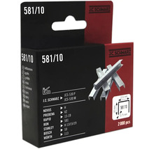 J C Schwarz Heftklammern Typ 581/10, 2000 Stück