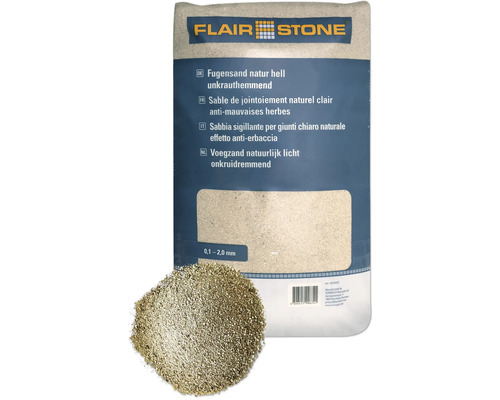 FLAIRSTONE Fugensand natur hell unkrauthemmend 20 kg