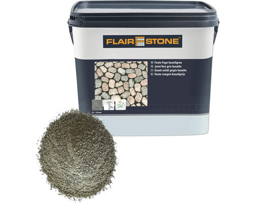 Joint fixe FLAIRSTONE basalte 0,1-2 mm 15 kg anti-mauvaises herbes