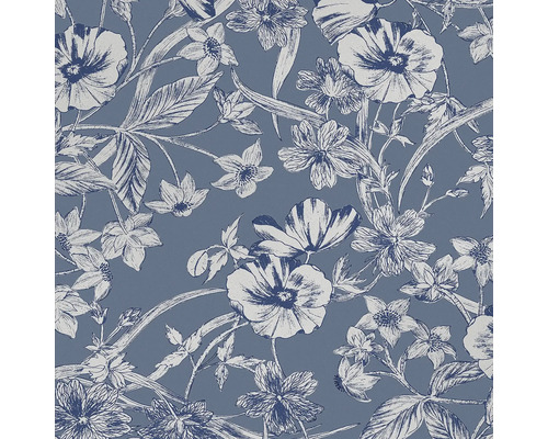 Papier peint à motif floral