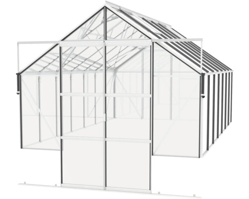 Gewächshaus mit transparenten Wänden und Dach