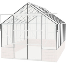 Serre Vitavia Cassandra 9900 verre de sécurité trempé 3 mm 257x385 cm aluminium