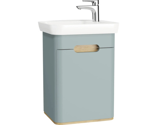 Waschtischunterschrank mit Waschbecken und Armatur