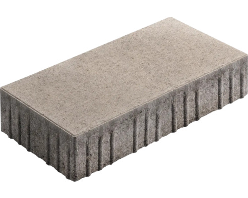 Pavé rectangulaire Crescendo gris avec micro-chanfrein 40 x 20 x 8 cm