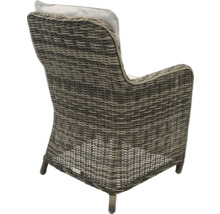 Gartenstuhl aus Rattan mit Polster