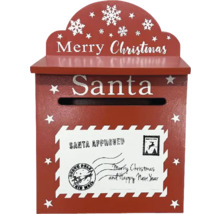 Boîte aux lettres de Noël avec l''inscription ''Santa'' et ''Merry Christmas'' pour le courrier de Noël