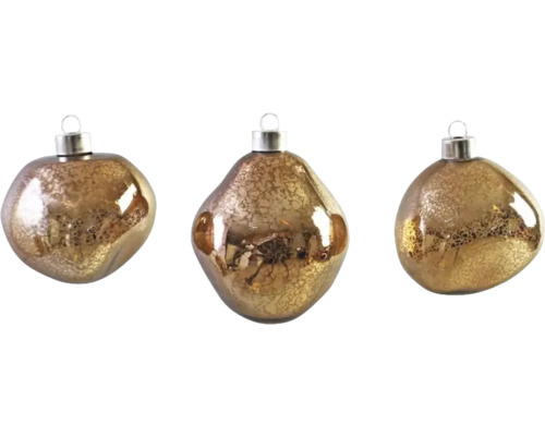 Boules de Noël Ø 8 cm bronze