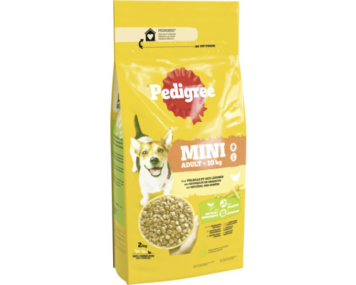 Pedigree Mini Adult poulet et légumes 2 kg