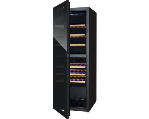 Trisa Weinklimaschrank Dual Zone 291 L links schwarz