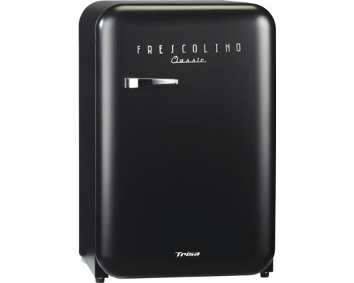 Réfrigérateur avec compartiment congélation Trisa Frescolino Classic 107 l droite noire