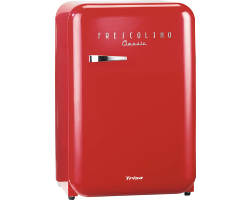 Trisa Frescolino Classic Kühlschrank mit Gefrierfach 107 L rechts rot
