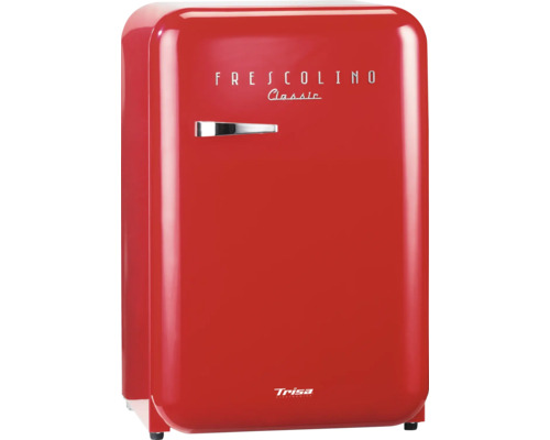 Réfrigérateur avec compartiment congélation Trisa Frescolino Classic 107 l lxhxp 55x83.5x58.3 cm rouge Mini-réfrigérateur rouge de marque Trisa