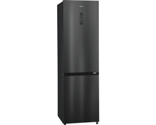 Ensemble réfrigérateur-congélateur Trisa 378 l acier inoxydable noir