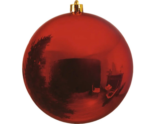 Boule de Noël Lafiora Ø 25 cm rouge brillant