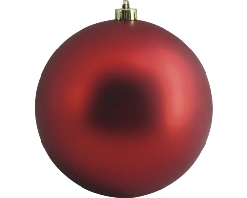 Boule de Noël Lafiora Ø 25 cm rouge mat