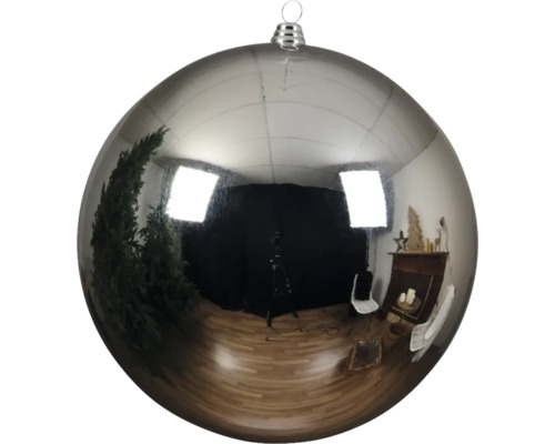 Boule de Noël Lafiora Ø 25 cm argent brillant