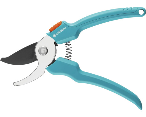 Sécateur avec lames en acier et poignées en plastique
